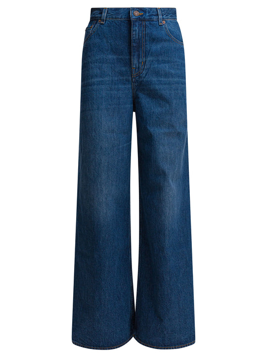 Wide Leg Jeans Blue