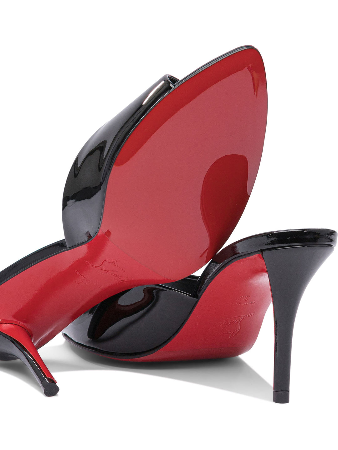 Christian Louboutin Miss Z Mule 80 Patent/Lining Heeled shoes - Black | 2eb29833610a1f44beb20a0966cf26c63d743467
