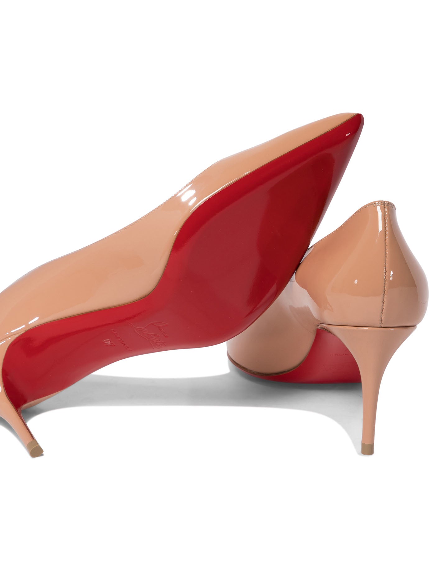 Christian Louboutin Kate 70 Patent Heeled Shoes Pink | Wanan Luxury