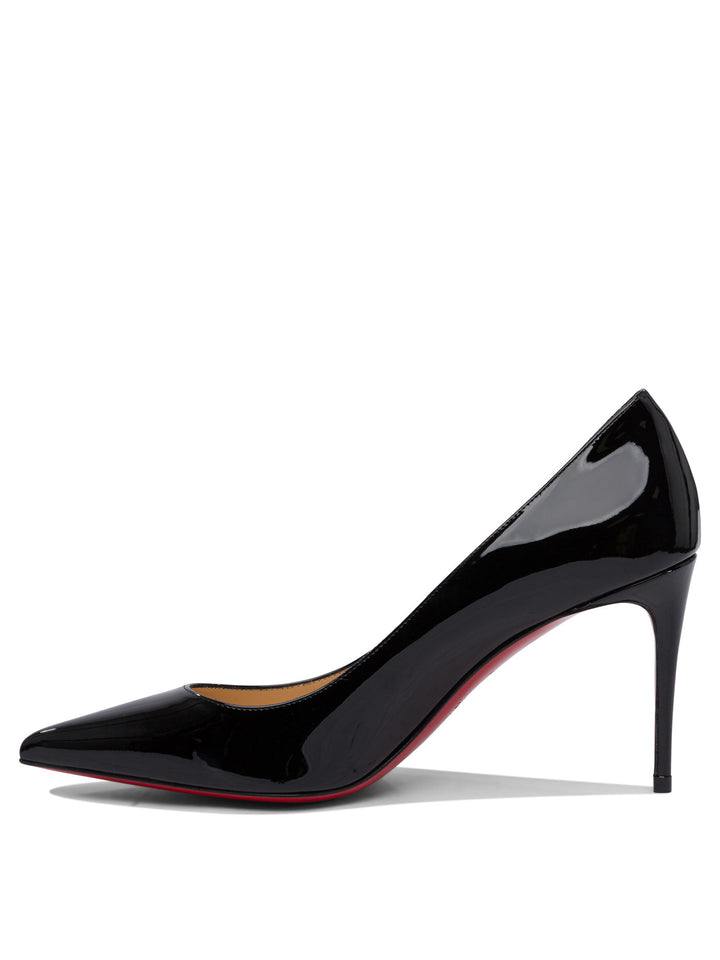 Christian Louboutin Kate 85 Patent Heeled shoes - Black | d6e3fe24b2967604e80308e83ddcee544efedd77