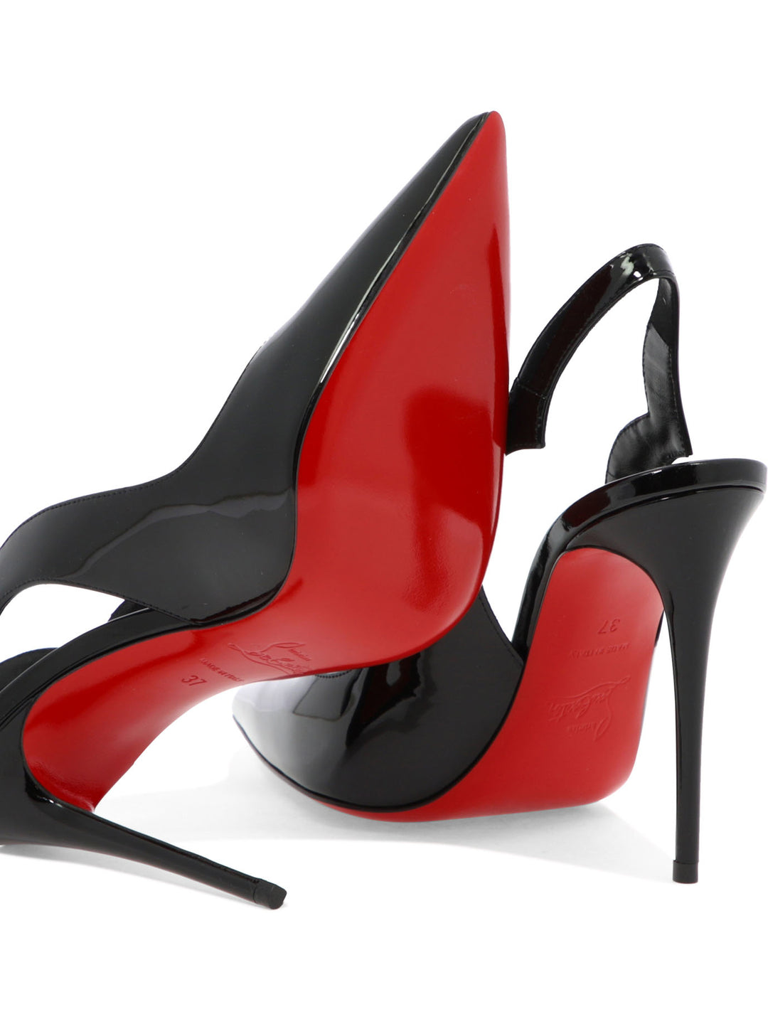 Christian Louboutin Hot Chick Sling Heeled shoes - Black | 88053706f693b781ee04021a5f6c36719488e056