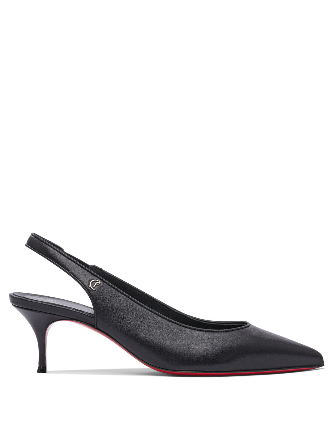 Christian Louboutin Sporty Kate Sling 55 Nappa/Lining Heeled shoes - Black | da9c016fa901a863d2970163bb9e7a4e18790df8