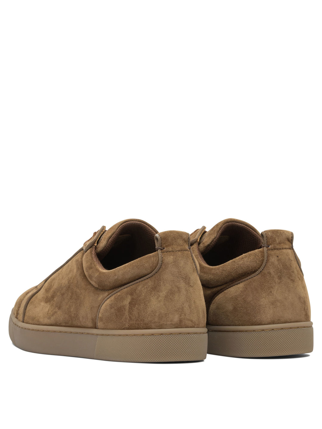 Christian Louboutin Louis Junior Orlato Flat Veau Velours Ds/Gg Sneakers & Slip-On - Brown | 138596e17322a02c3d686160ba8aa3539af0709f