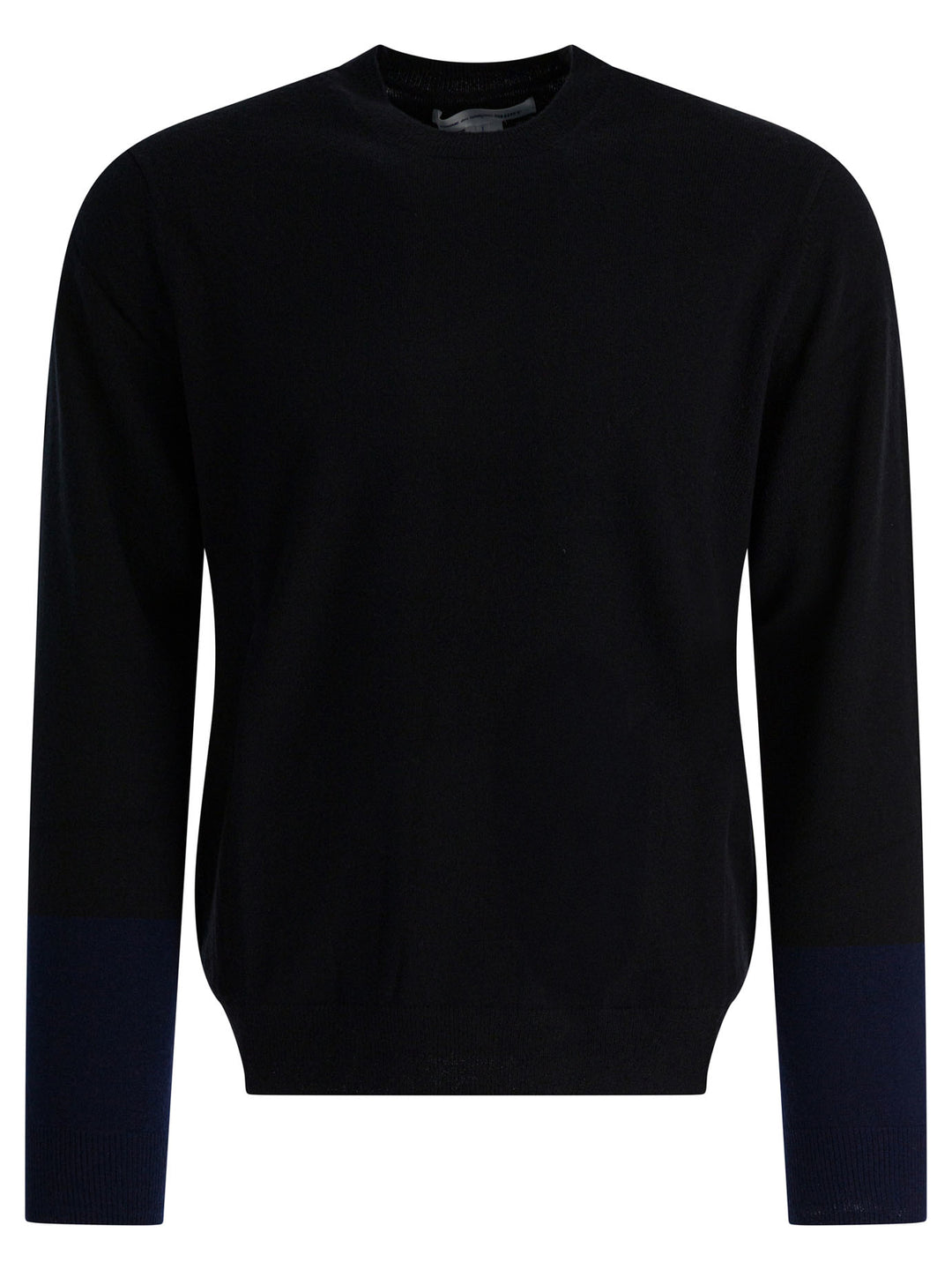 Comme Des GarçOns Forever Wool Crew Neck Sweater Knitwear - Black | cf4169dbdba745a922bd69df9549fb0faf2a821a