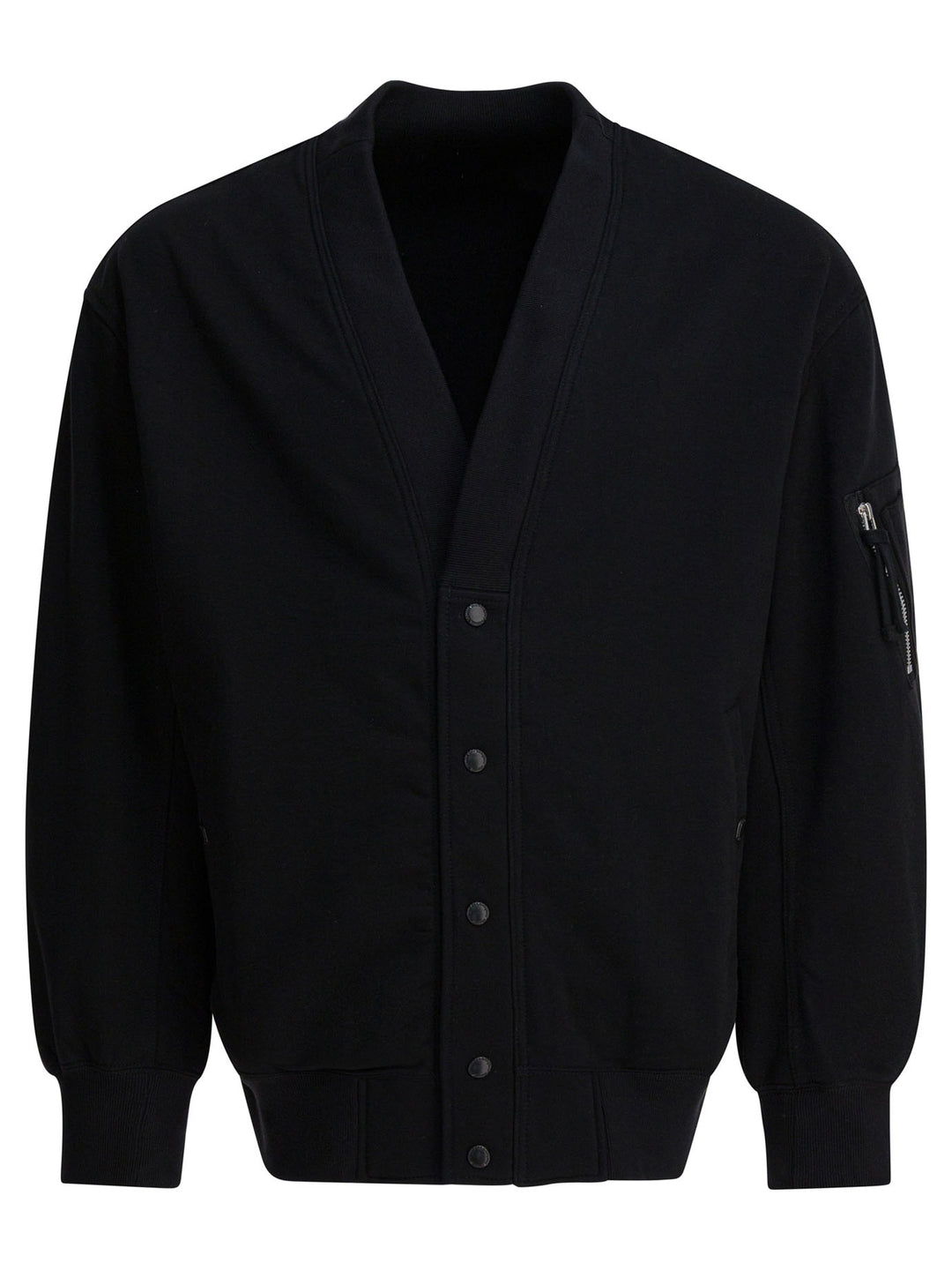 Comme Des GarçOns Homme Cotton Cardigan Knitwear - Black | 6a94bea3b05e0208cfd18f344505bb14ef0bc5f2