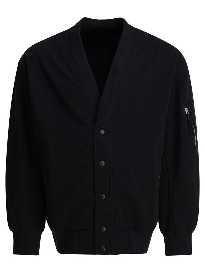 Comme Des GarçOns Homme Cotton Cardigan Knitwear - Black | 6a94bea3b05e0208cfd18f344505bb14ef0bc5f2