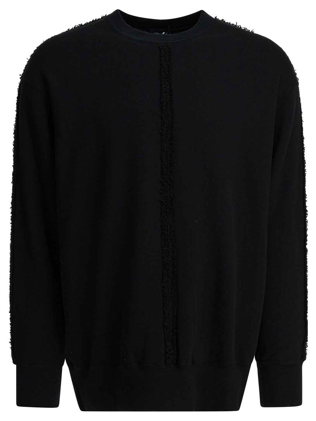 Comme Des GarçOns Homme Cotton Crewneck Sweatshirt Sweatshirts - Black | 0b515d41338092bdf9ab41f363ca1149a44be9a2