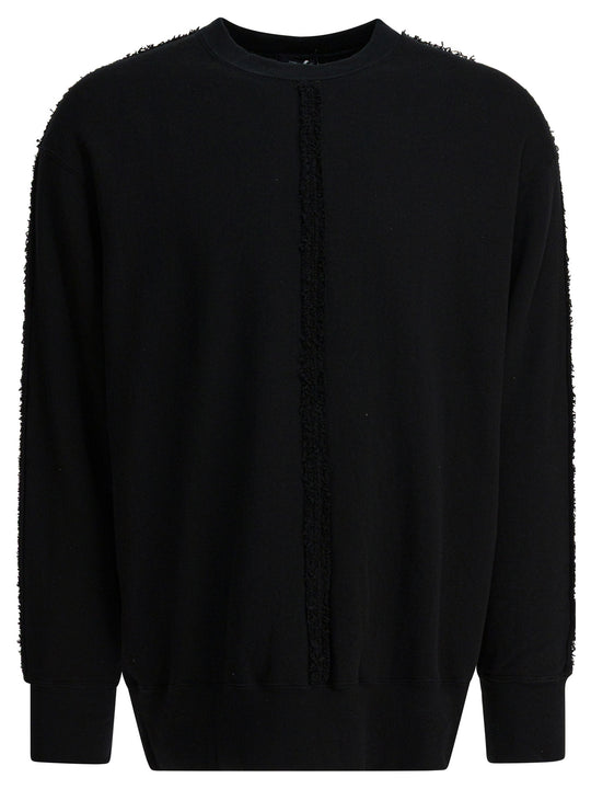 Cotton Crewneck Sweatshirt Sweatshirts Black