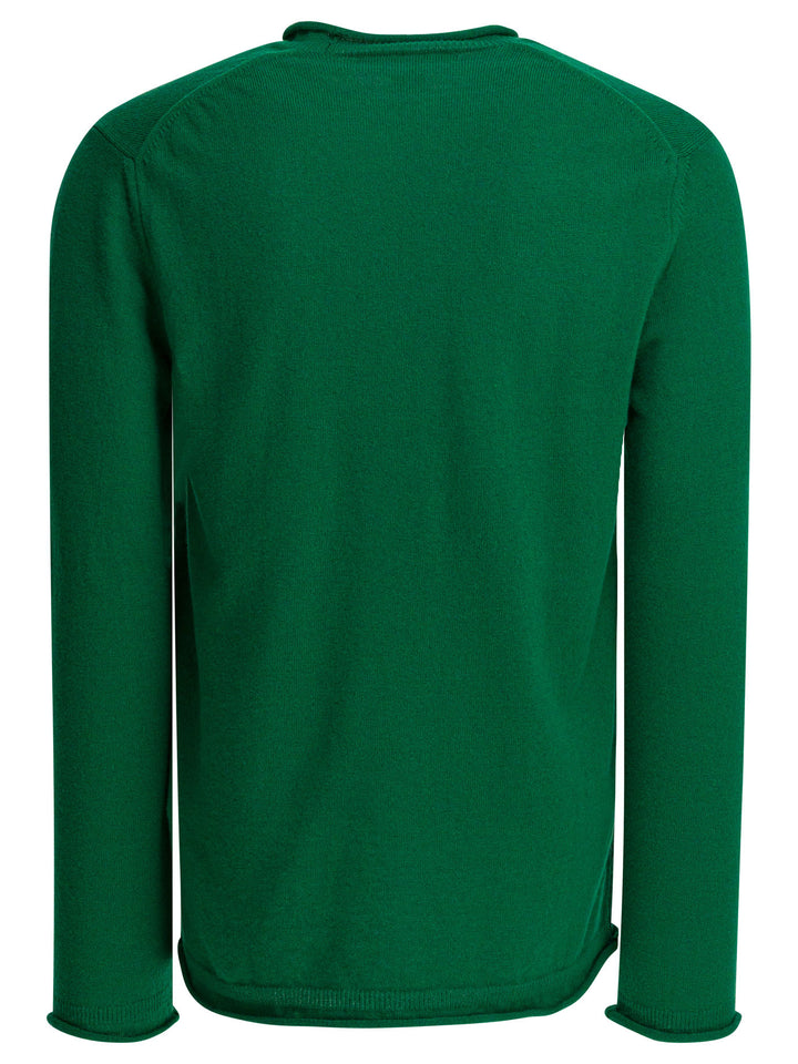 Comme Des GarçOns Shirt Wool Crewneck Sweater Knitwear - Green | 4b39b9f95e453dccb2d42a0eded7fa77af93b264