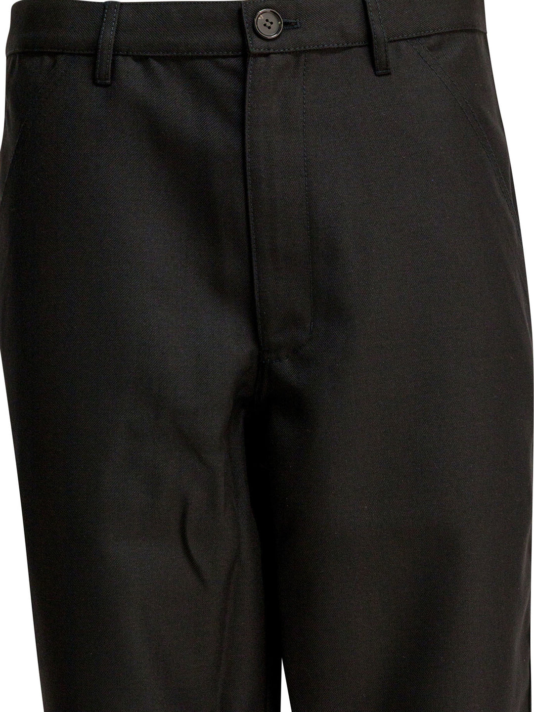 Comme Des GarçOns Shirt Wool Blend Pants Trousers - Black | e0b862a8b9dbf2a9e5f7badb3026831cbf0816f6