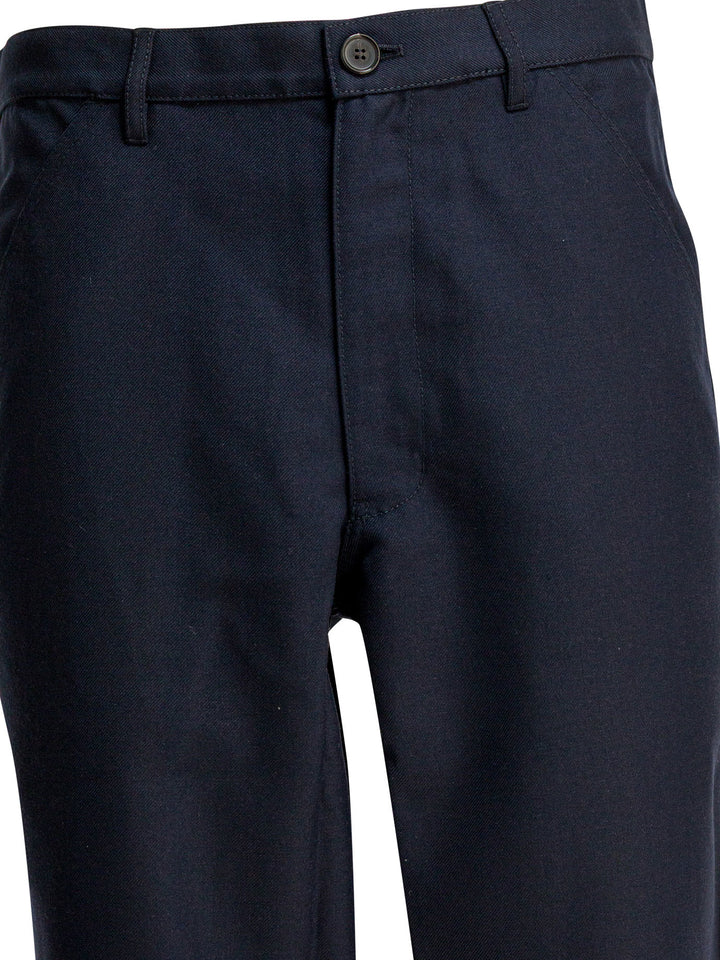 Comme Des GarçOns Shirt Wool Blend Pants Trousers - Blue | 120d9f274e65909054fc138748e83bcd21df1c72