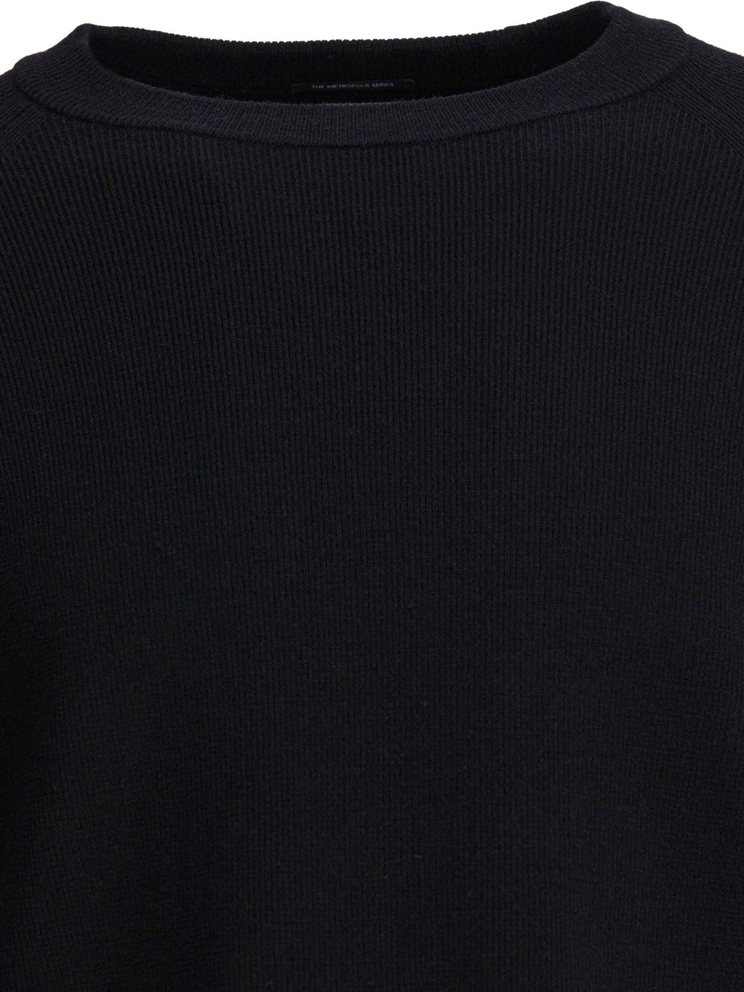 C.P. Company Wool And Silk Crewneck Sweater Knitwear - Black | 3976eabf63cba07475338b6e8a87d604a80ef8fc
