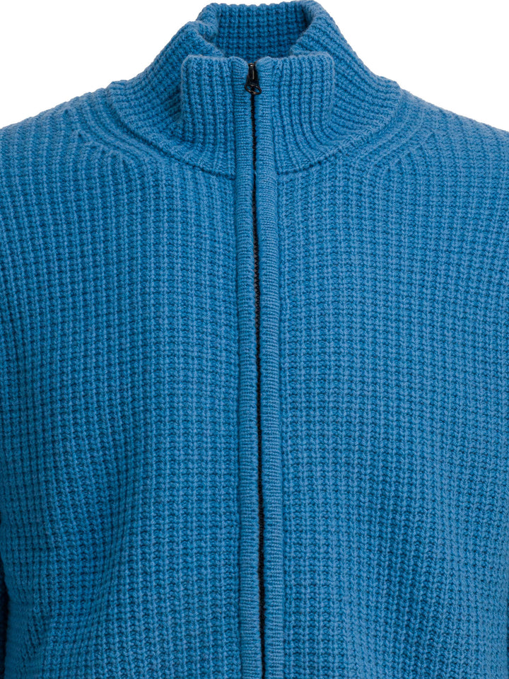 C.P. Company Grs Lambswool Sweater Knitwear - Blue | 52d16986dcf3cd11b12902d0b0ce2a3132da8f66