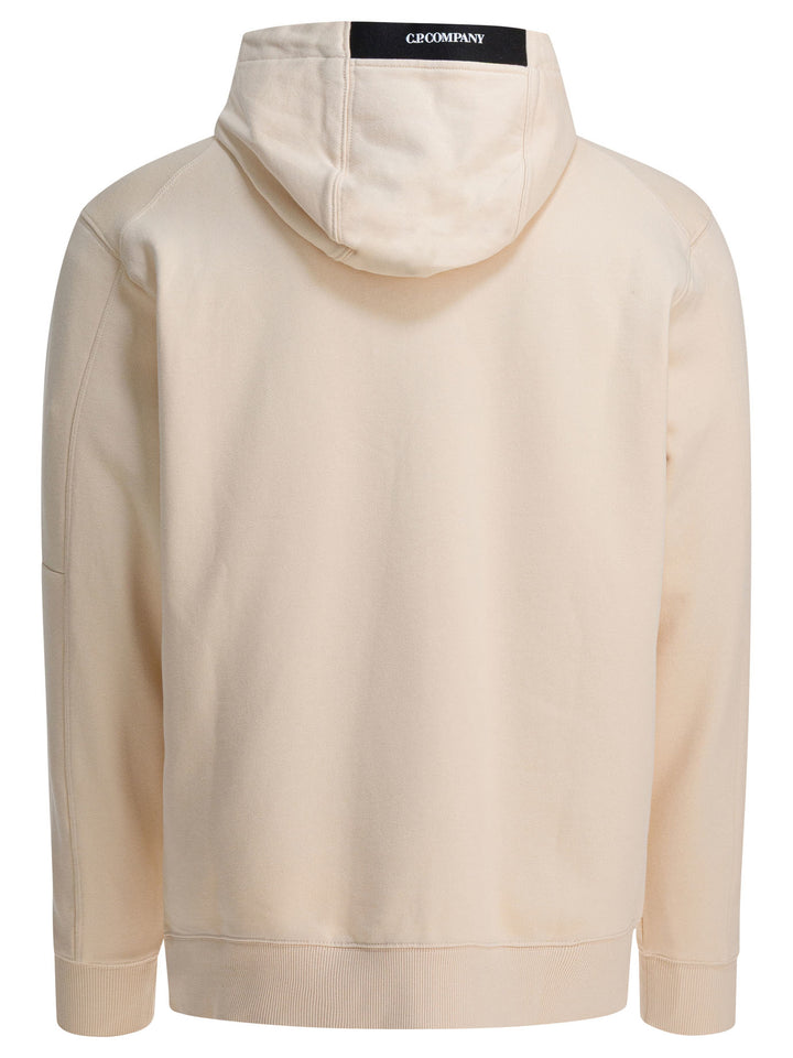 C.P. Company Diagonal Raised Sweatshirts - Beige | a84c5bd39ea786263e21c3d131118ccaab8dbdf7