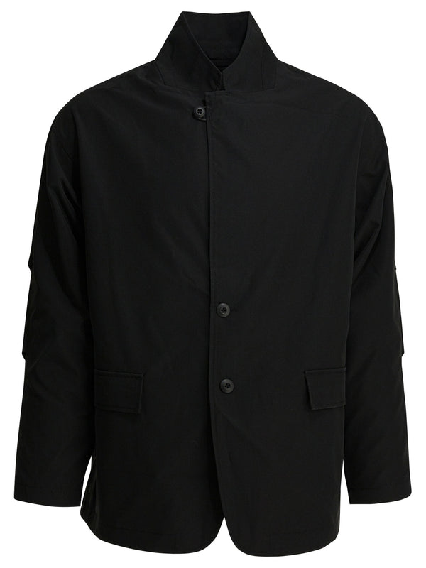 Tech Loose Jackets And Coats Black