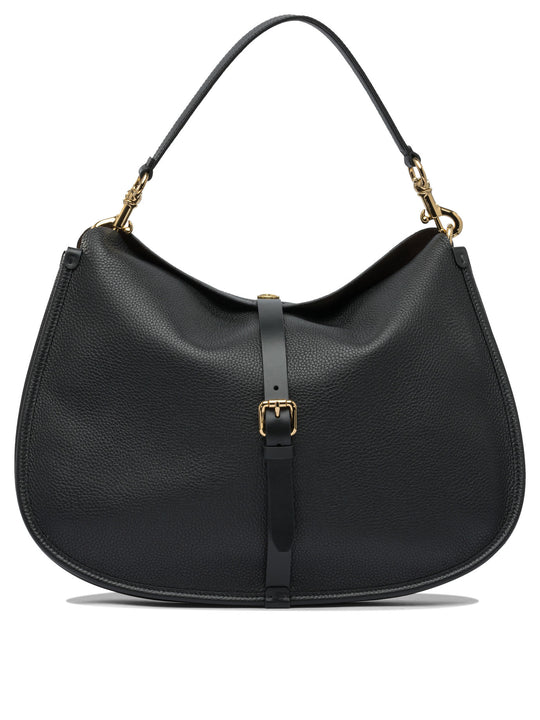 Pony Shoulder Bags Black