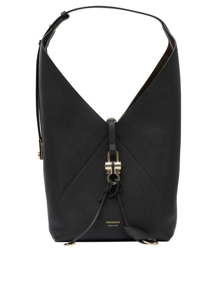 Ferragamo  Shoulder Bags - Black | eb214434e80255f2117a41506fe4b5462513af93