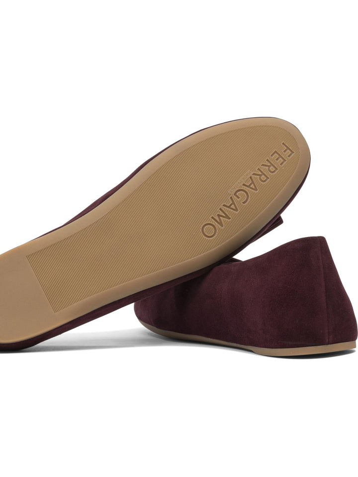 Ferragamo  Ballerinas - Bordeaux | c8bd5631d69a1366c82e9812142bd2d1e941d830