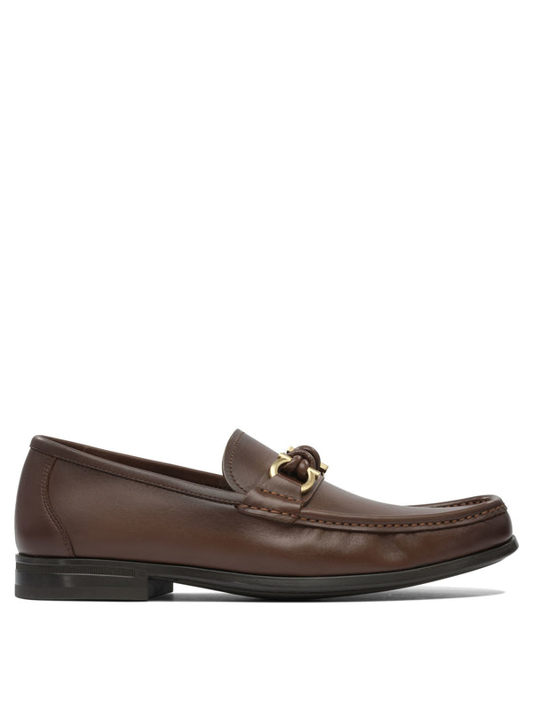 Gancini Loafers & Slippers Brown