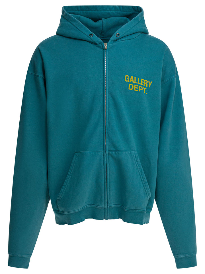 Gallery Dept. 90's Full Zip Sweatshirts - Green | 142804257dc20e6dc342831696b7c31a8a39d485