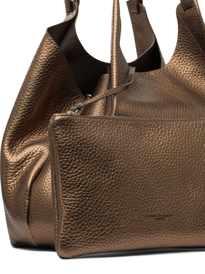 Gianni Chiarini  Shoulder Bags - Bronze | 0139885adc3e9fa19b502c04f8a2e6b800b7a2ef