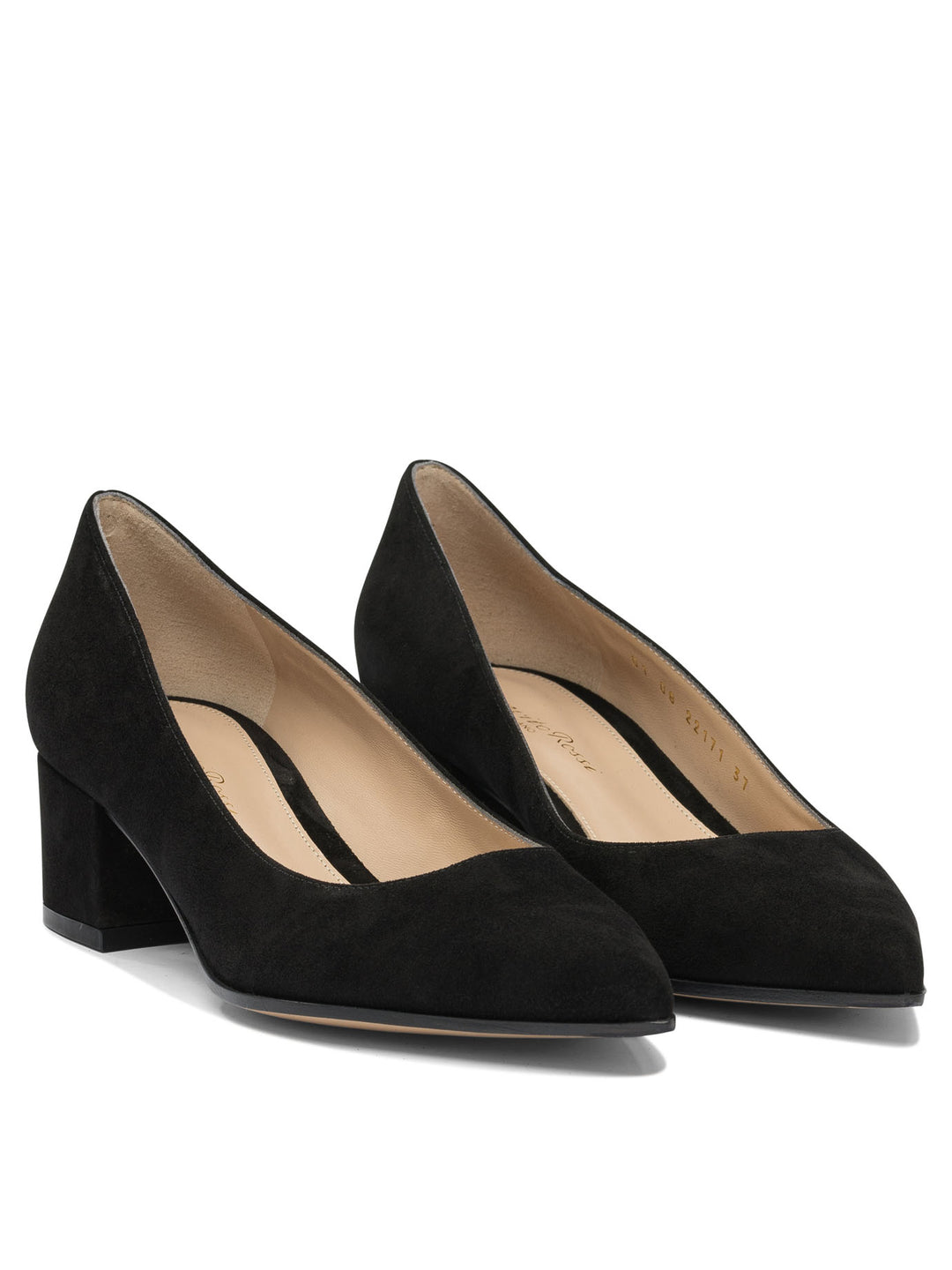 Gianvito Rossi Piper 45 Mm Heeled shoes - Black | 7e290afa35d3d7619ade90c61b43b5216dae1e47