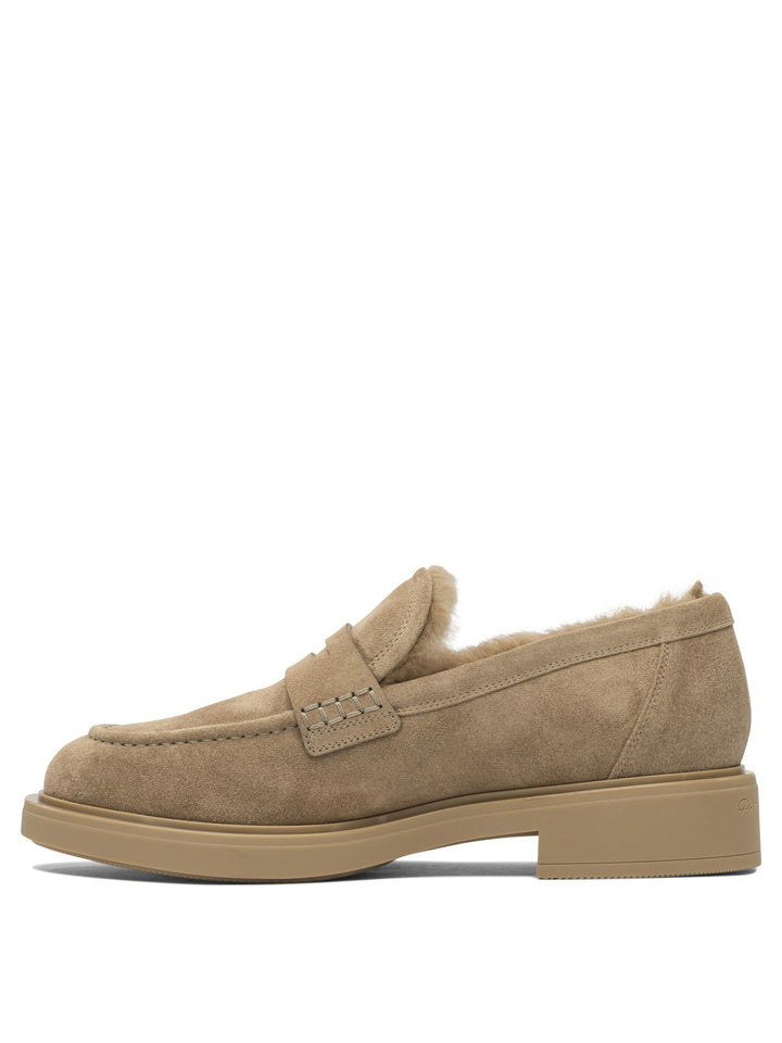 Gianvito Rossi Harris Loafers & Slippers - Beige | 08a7f19b1820e29b6f75b512c54a014e82c204d3