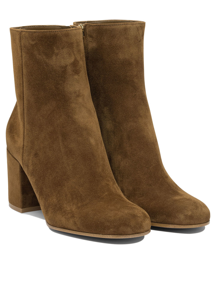 Gianvito Rossi Joelle 70mm Ankle Boots - Brown | 735bc56a6b2b1340b7ef699fb47005a0ed05e3bd