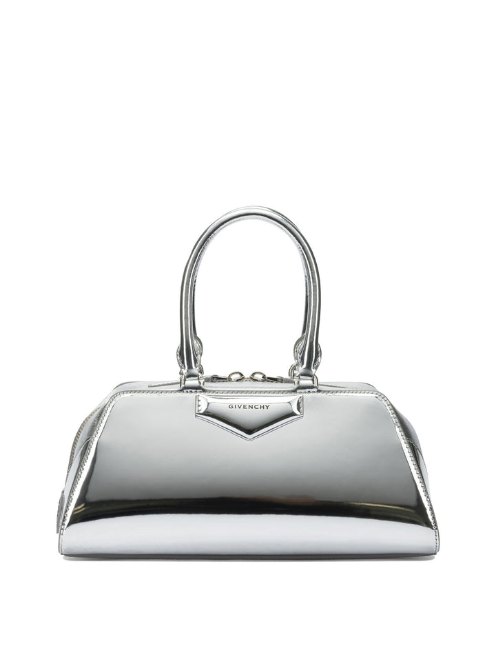 Givenchy Antigona East-West Handbags - Silver | 3cee733d0d2db1cd982838a42c7caa2b11fd5602