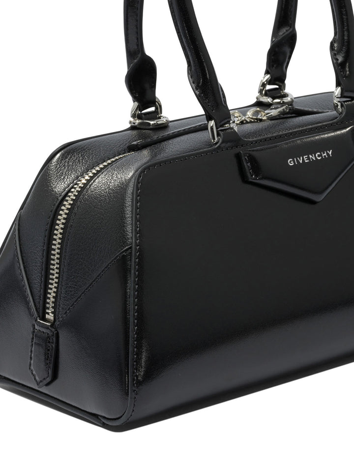 Givenchy Antigona East-West Handbags - Black | 7696c42ae5d5ffe612d3f021880013838455d3a9