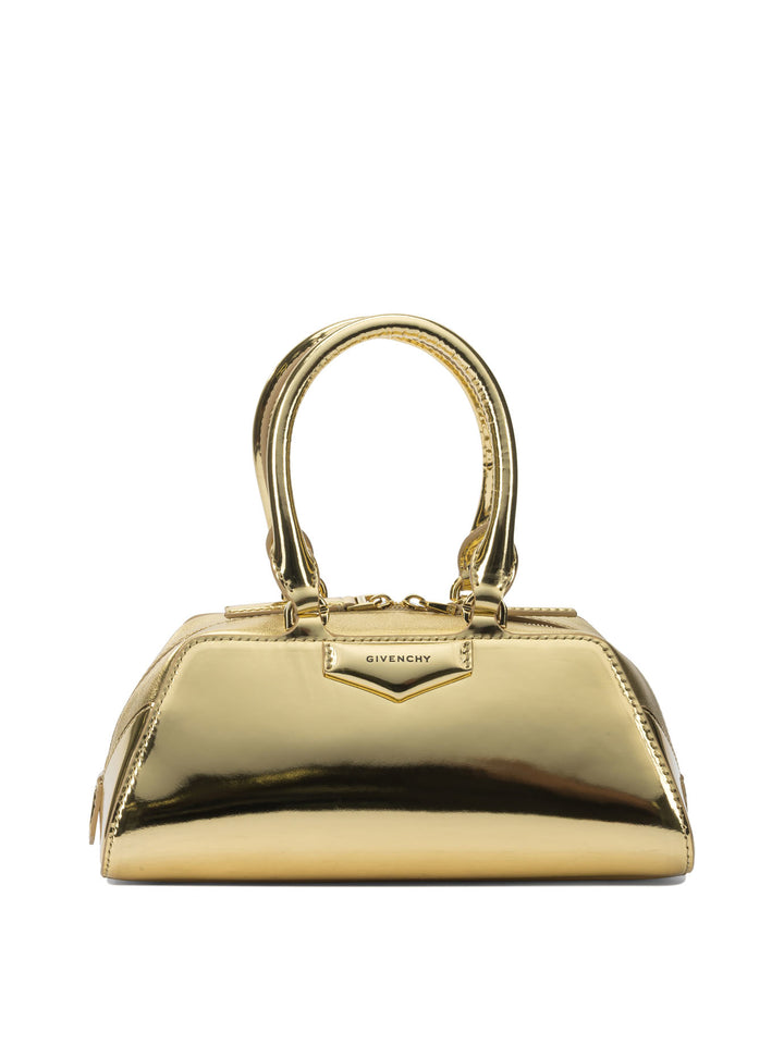 Givenchy Antigona East-West Handbags - Gold | 56ebd7474f8119835bb147d5e3465d7c3e13d55c