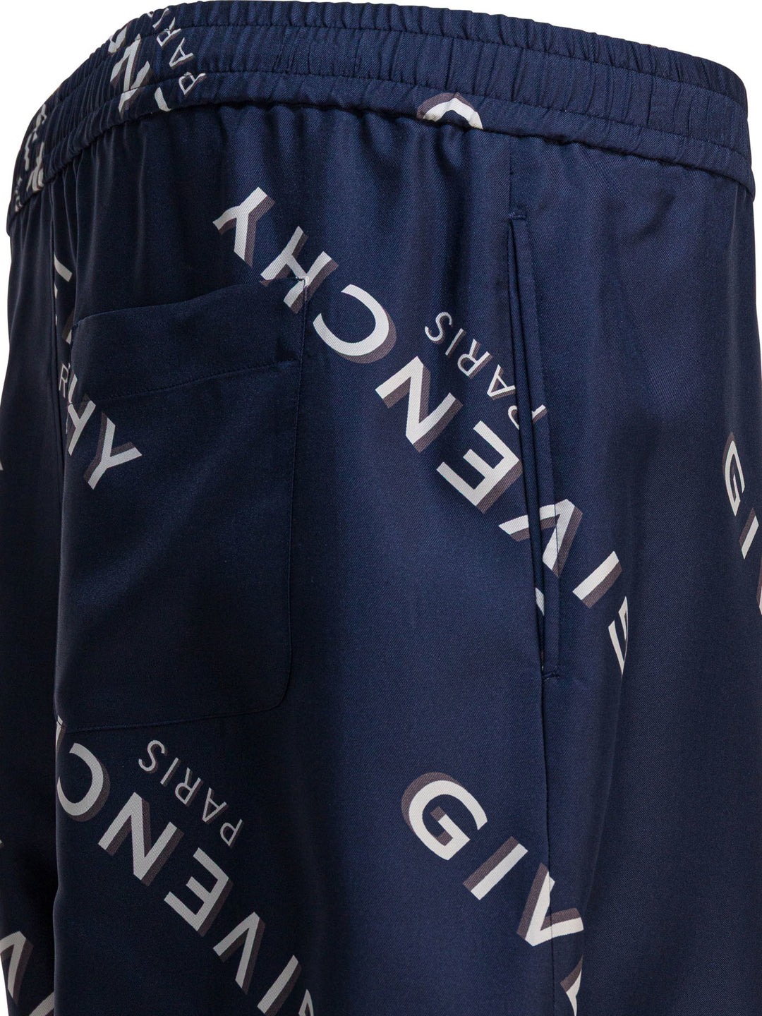 Givenchy Givenchy Shadow Shorts - Blue | 8df33a0fe82489913e1d33bd283b121fb82fbade