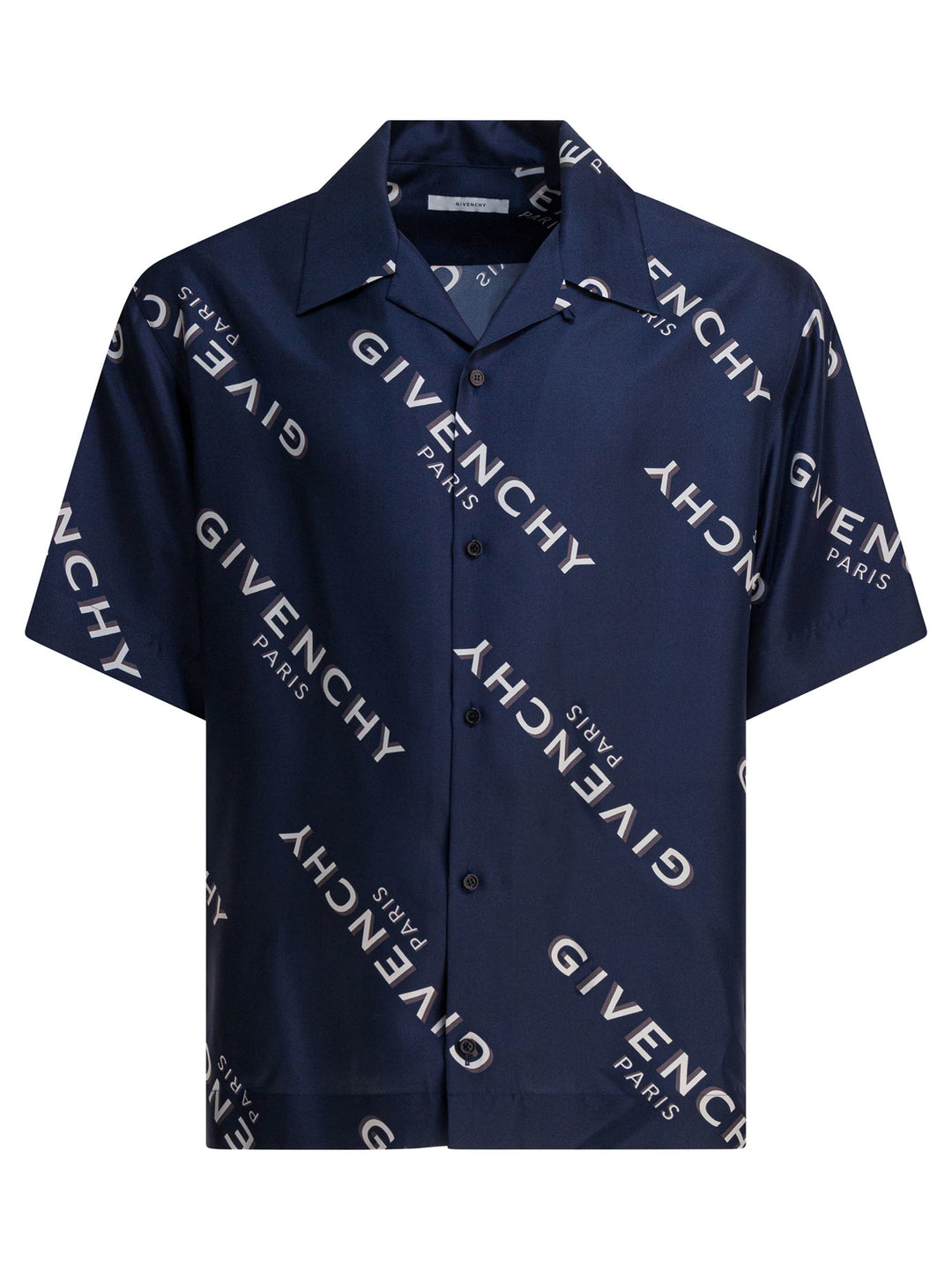 Givenchy Silk Bowling Shirt Shirts - Blue | c765c9c6d0c14a86f47a45322e687509ff81810c