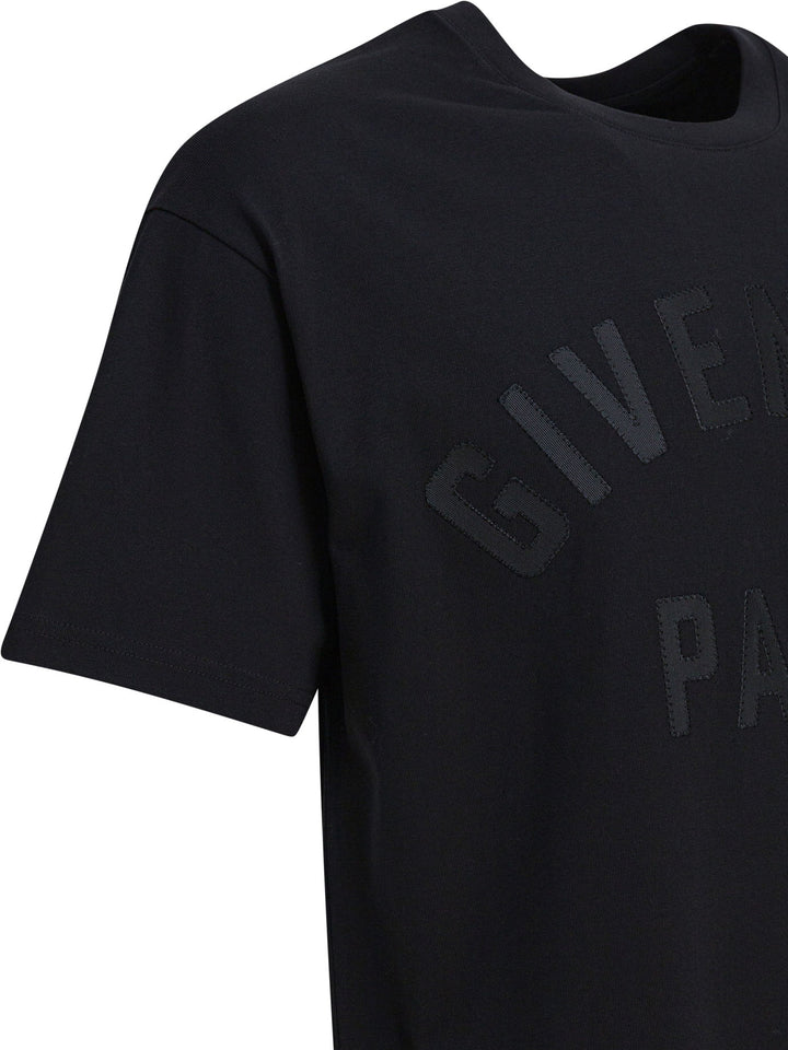 Givenchy Givenchy Paris T-shirts - Black | 853c05633f518827dbc9bc6f25e25da1c1dd0584