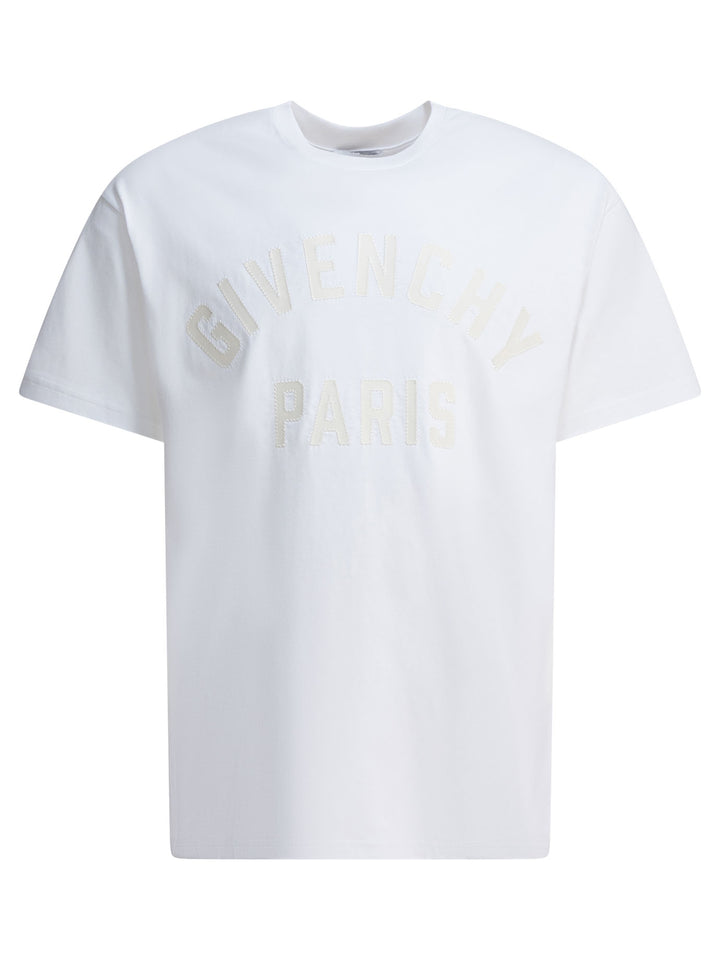 Givenchy Givenchy Paris T-shirts - White | 29ddace60310882f75d5f3681a319c29aa035cf6