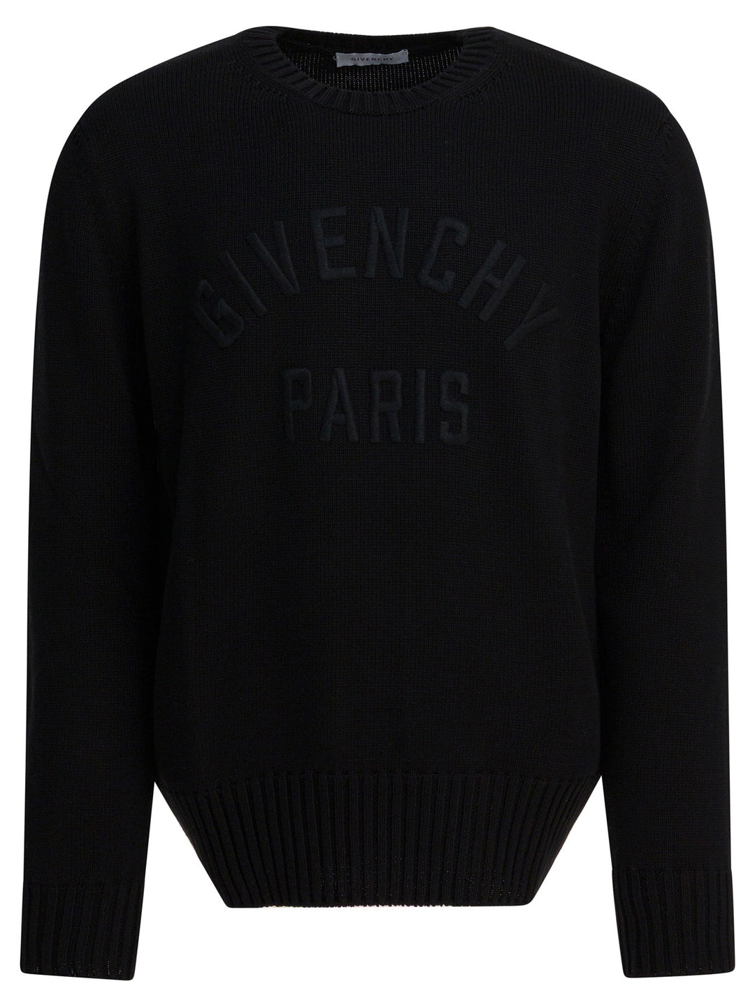 Givenchy Givenchy Paris" Crewneck Sweater Knitwear - Black | 095cddc8ca11f3ab8adfea38077d4432952163da