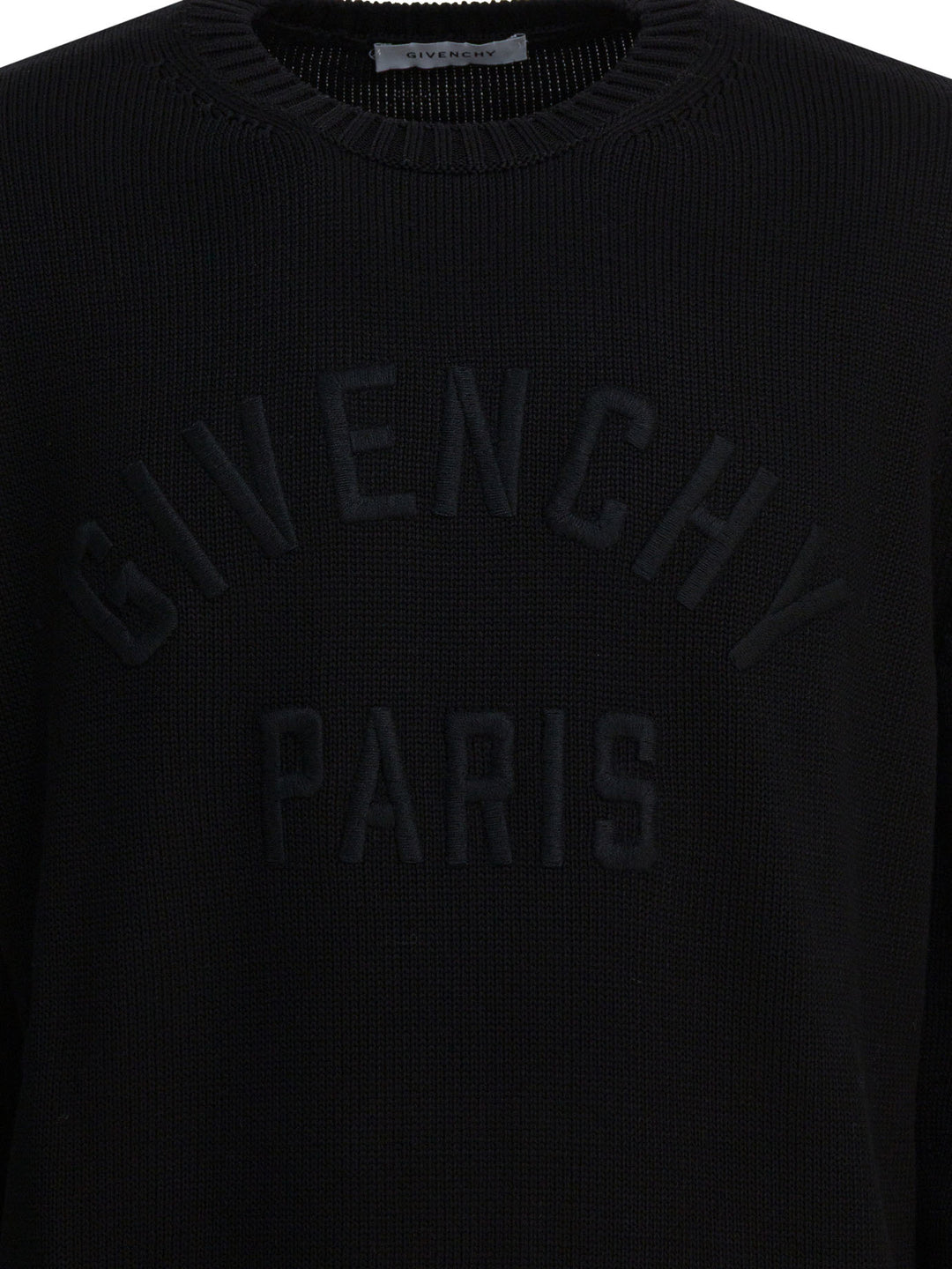 Givenchy Givenchy Paris" Crewneck Sweater Knitwear - Black | 164869da5dc9b3529ef5cea2f6d4bf24f59f898a