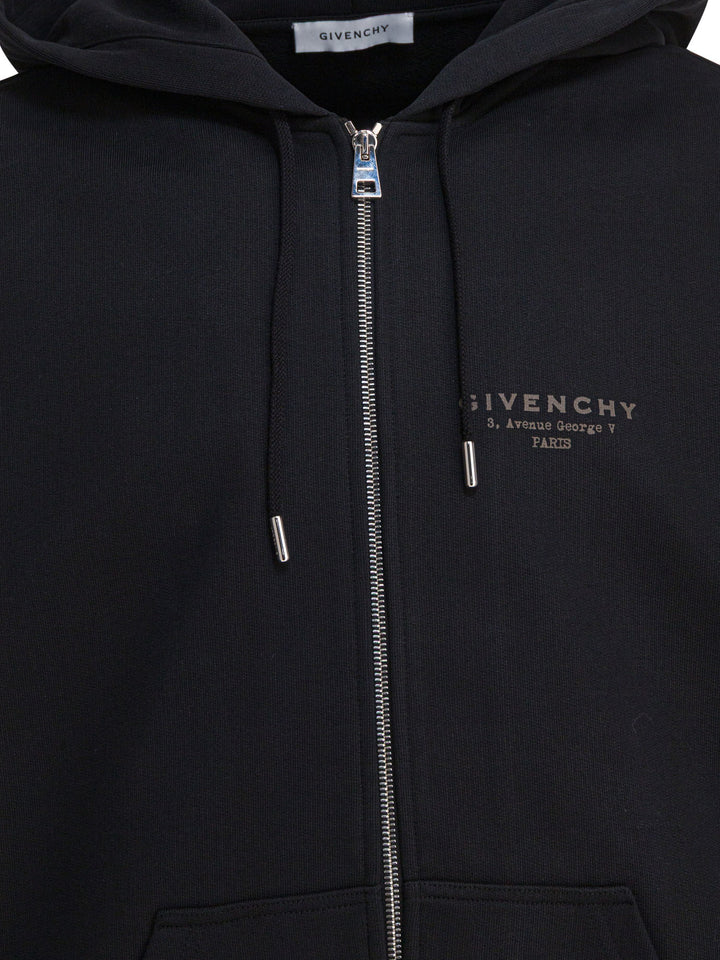Givenchy Logo Hoodie Sweatshirts - Black | f6e9887e6c9db065e08771d61783b63ba16e9365