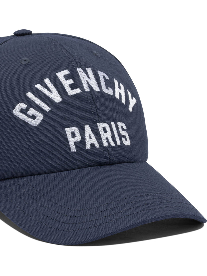 Givenchy Embroidered Trucker Hat Hats - Blue | 0b7f76c86d546a0288fca918e9c4db7a2aaece50