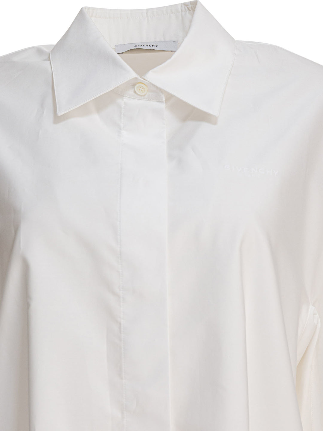 Givenchy Poplin Shirt With Embroidery Givenchy Shirts - White | ea7a04650205183508cc2421c9c52851908168de