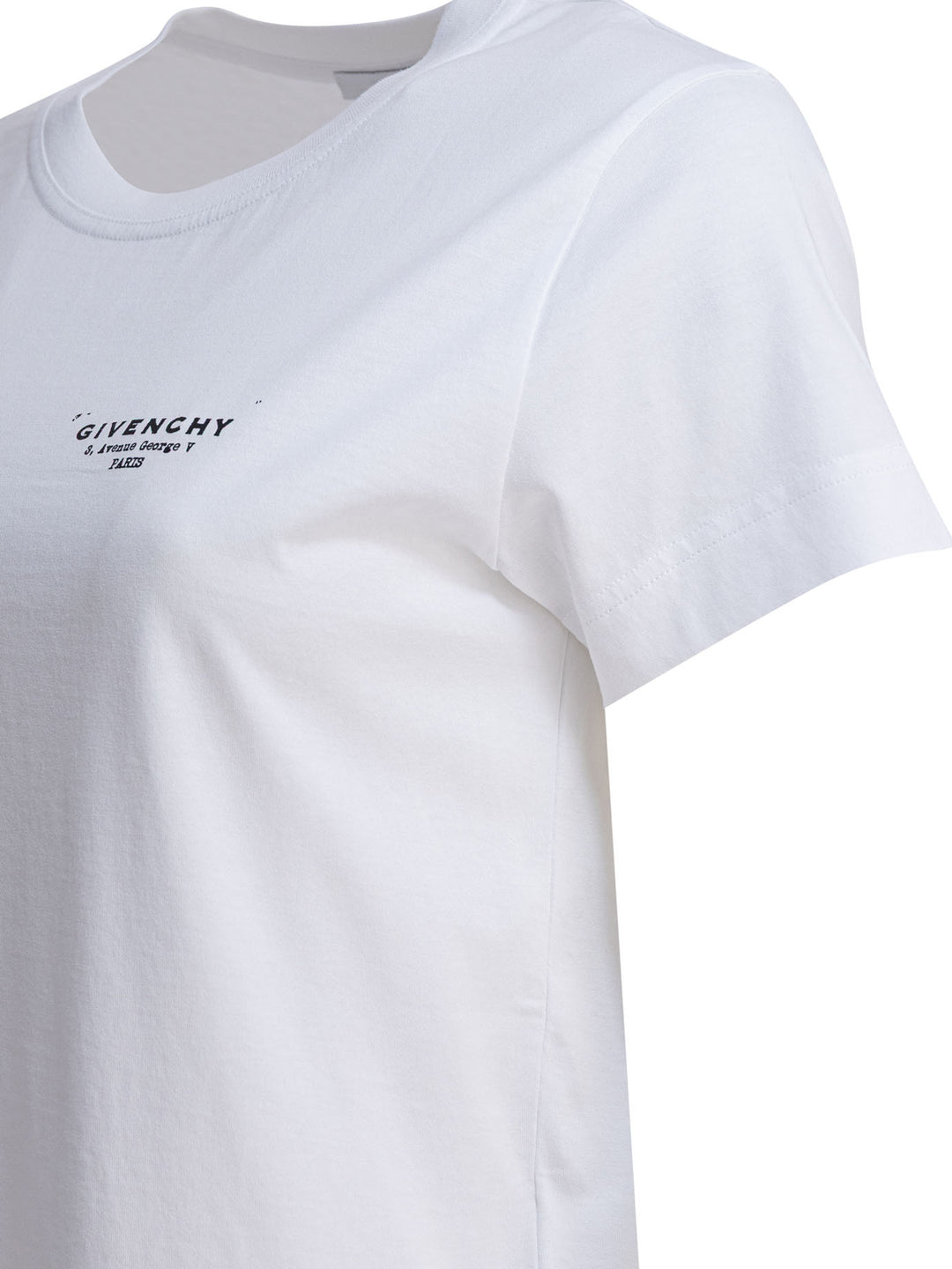 Givenchy T-Shirt With Givenchy Print T-shirts - White | 148b405364dd65767cf07f2be489f7806d9d5960