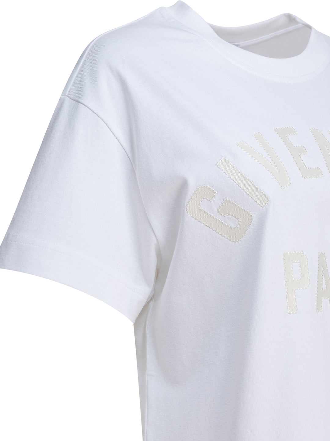 Givenchy T-Shirt With Givenchy Paris Logo T-shirts - White | d35387956667ad7cfc0c6f5166df8b28d35ef70d
