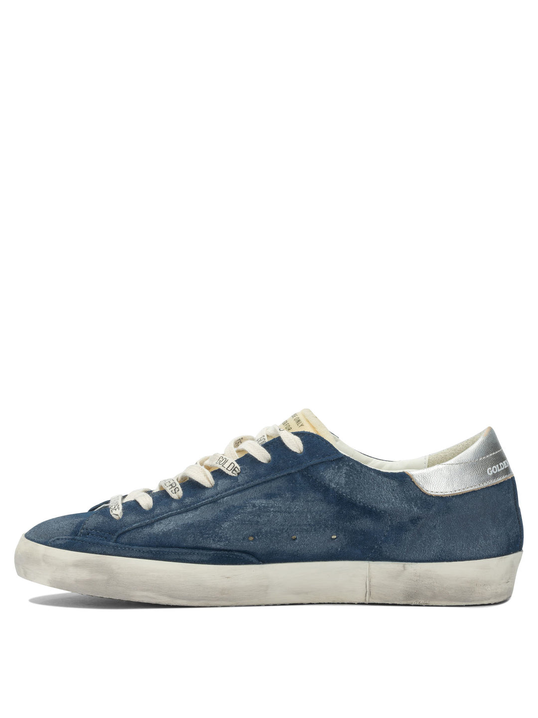 Golden Goose Super Star Sneakers & Slip-On - Blue | 229146cba21c133f0f6736d2d90849f3e71d8ba2