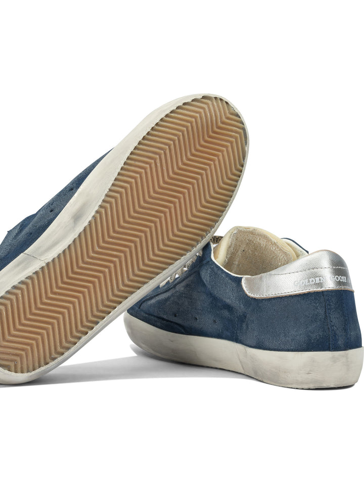 Golden Goose Super Star Sneakers & Slip-On - Blue | b21a70253a46e41d2b59f97fece06b3fa2bc0234