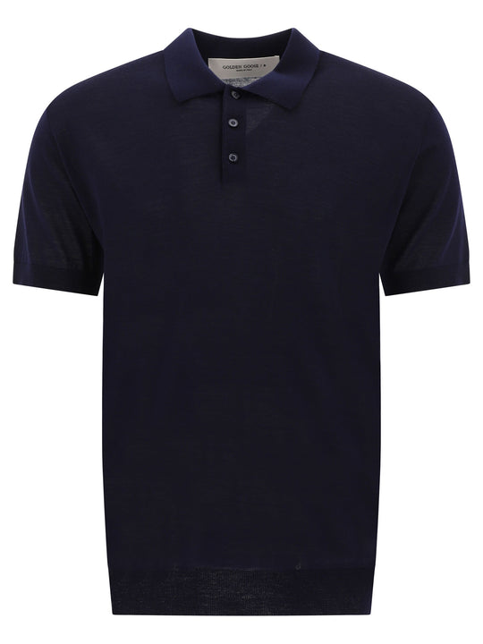 Merino Wool Polo Shirt Polo Shirts Black
