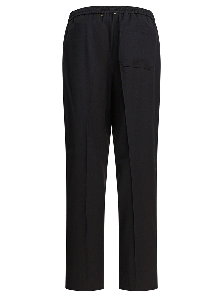 Golden Goose Wool Jogging Pants Trousers - Black | 83983180f8de8070dc68592ca2772ebde04e94c6