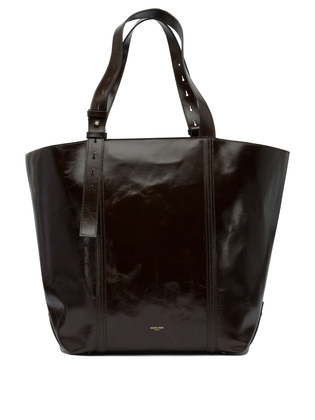 Golden Goose Leather Shoulder Bag Shoulder Bags - Brown | 9f420f11688fe0168c334fd813cc2f697873fbd2