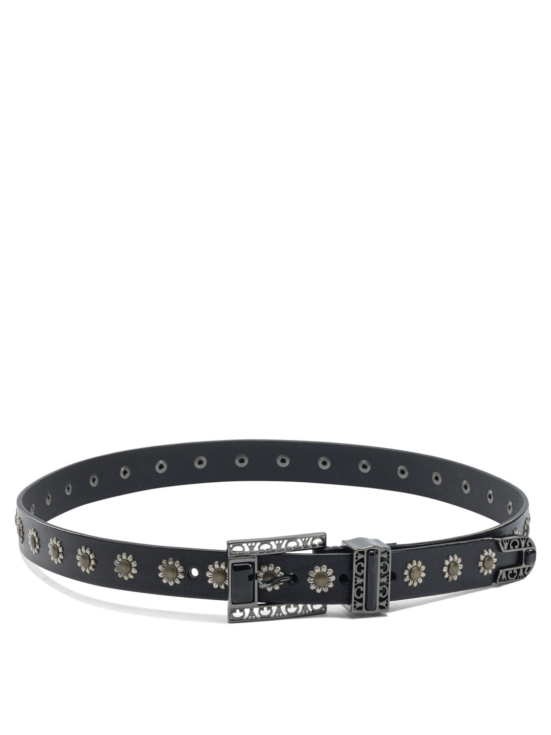 Golden Goose Belt With Embroidery Belts - Black | 91f3aaa32fabf33bad64f4ca5c783fcabdaf3d13
