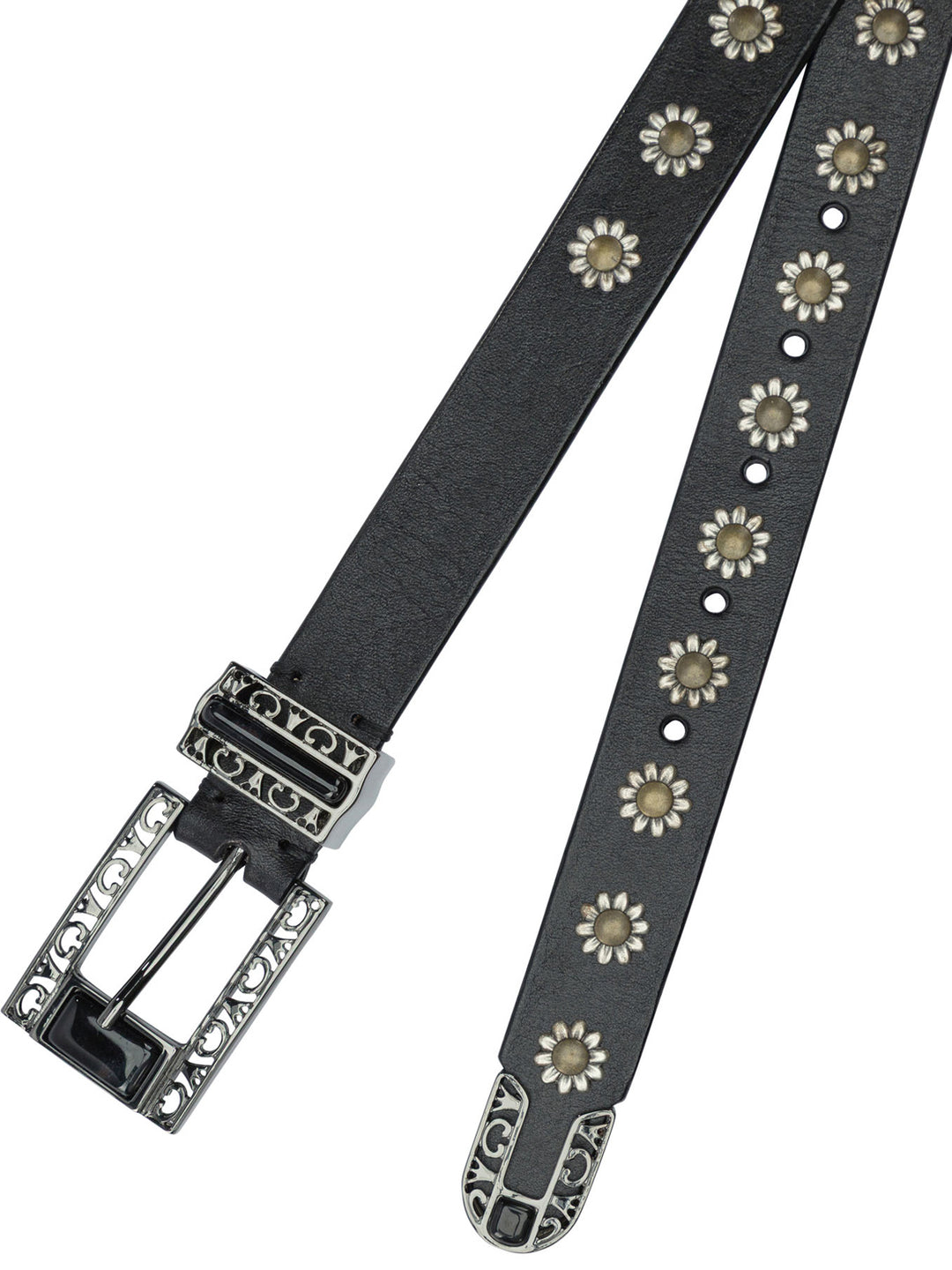 Golden Goose Belt With Embroidery Belts - Black | 13274b58e66245608917024fe542c659ce00084a