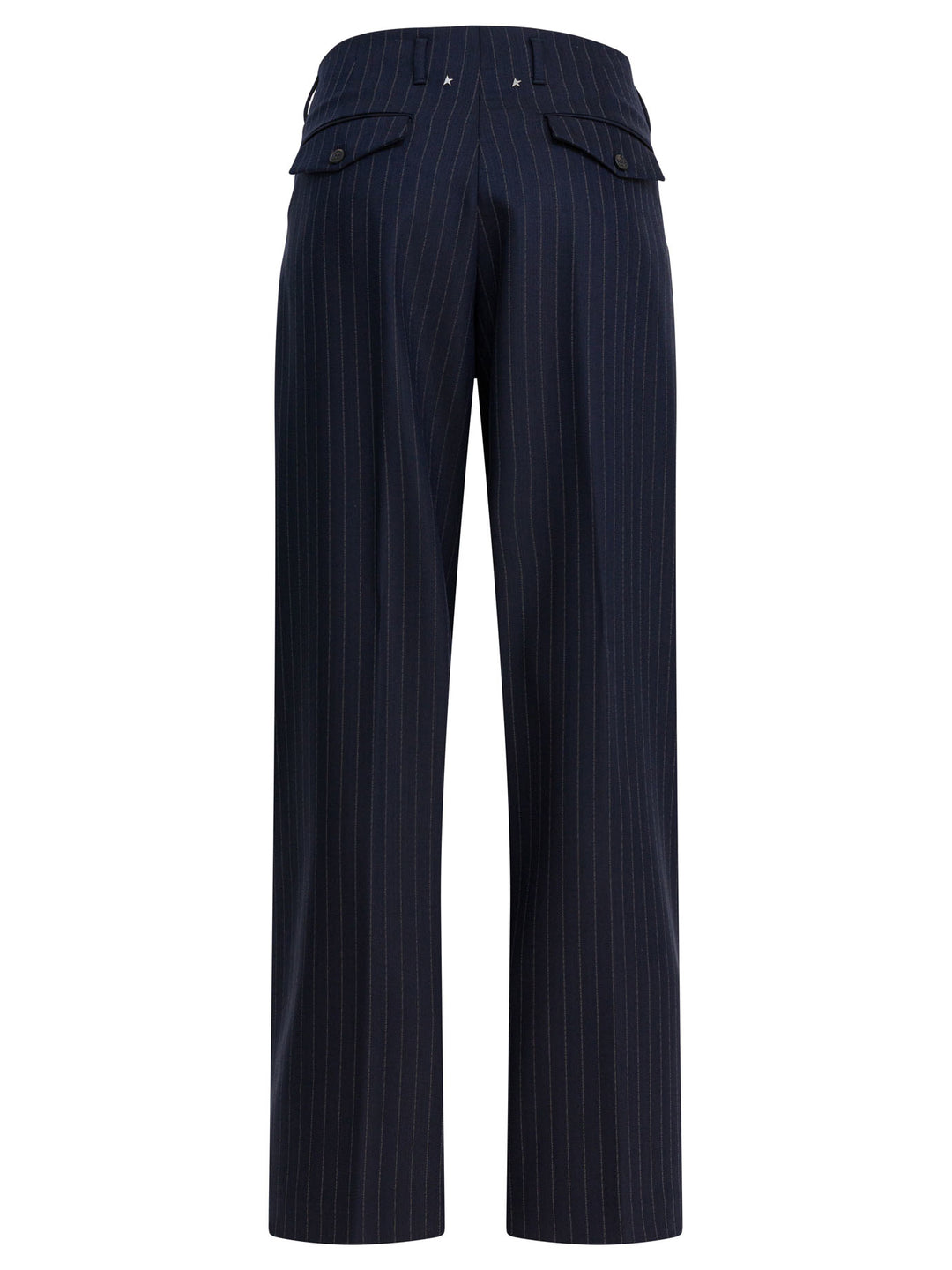 Golden Goose Wool Gabardine Pants Trousers - Blue | 483ac262d5e88fadbeb9d071f0aa415f030f06c3